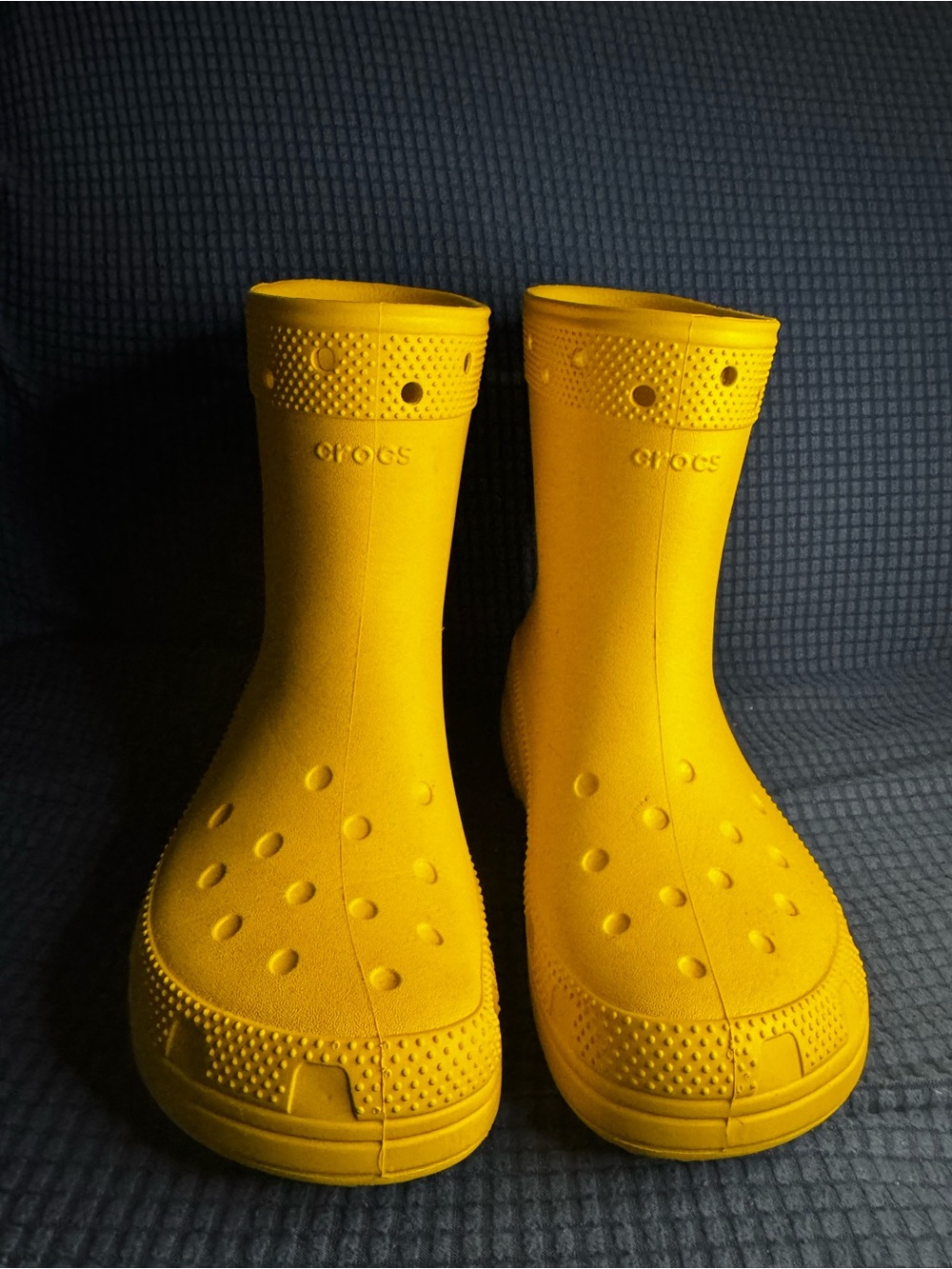 Crocs Classic Rain Boots in Yellow